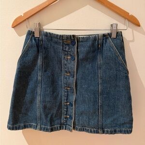 Wilfred Blue Denim Skirt
